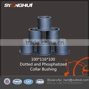 Excavator Bucket Bushing Excavator Bushing 100*116*100 Dotted and Phosphatized Collar Bushing thumbnail-1