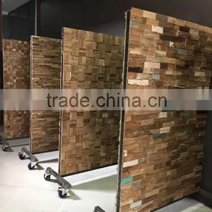 Teak Wood Wall Decor thumbnail-1