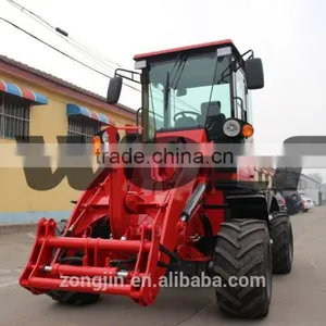 WOLF Brand 1000kg Mini Wheel Loader Mini Front End Loader 1ton Mini Loader thumbnail-4