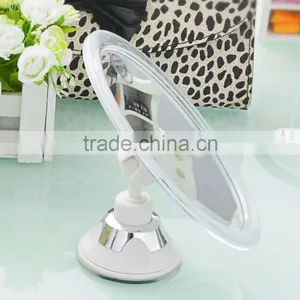 Transparent Wall Mounted Makeup Mirror, No Fog Wall Mounted Makeup Mirror With Swivel Suction Cup Quality Choice thumbnail-2