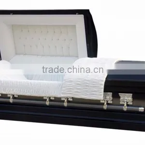 Ebony Stainless Steel Metal Casket Nantong Millionaire thumbnail-1