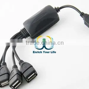 Smart Hub Black 4-Port High Speed USB 2.0 Hub thumbnail-1