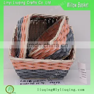 Decorative Wicker Baskets/square Garden Storage Baskets Supplier's Choice thumbnail-1