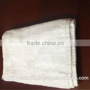 GOOD QUALITY HOTEL WHITE TERRY TOWELS thumbnail-1