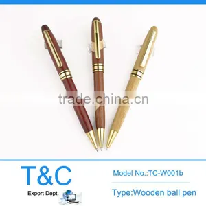 Promotional Twist Metal Wood Pen TC-W001b thumbnail-1