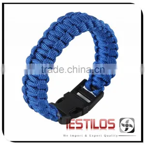 4mm Paracord With Whistle Buckle Survival Bracelet thumbnail-1