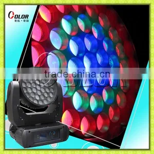 37pcs 12W Rgbw 4 in 1 Led Zoom Moving Head Disco Stage Light thumbnail-1