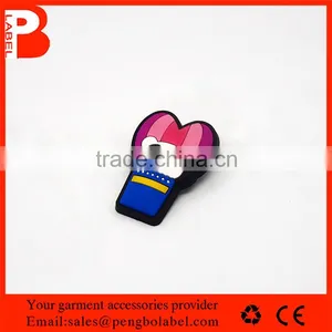 Rubber Material Custom Dinosaur 3D Rubber Pvc Patch Label thumbnail-5