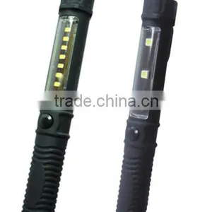 Dry Battery Magnetic Pen Clip LED Flashlight Torch thumbnail-1