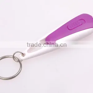 Beautiful Design Glow In The Dark Mini Flashlight Keychain LED Factory thumbnail-5