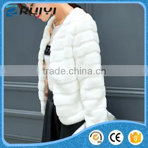 Women's Coat Turkish Coat for Long Sleeves Faux Fur Coat thumbnail-6