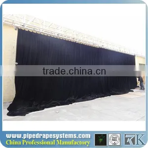 Hot Selling Red Stage Curtain for Sale/adjustable Pipe and Drape for Wedding /wedding Drapery Support thumbnail-1