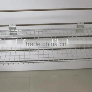 Wire Mesh Supermarket Shelf for Slatwall thumbnail-2