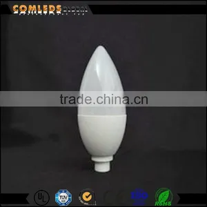B22 E14 Milky ul Led Tail Light Candle Bulb , E12 Candelabra Led Bulb 2700k 80w thumbnail-1