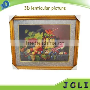 Flowers Plants Art and Craft 3d Picture Painting With Frame thumbnail-4