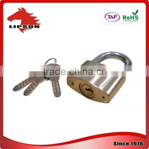 LS-100K Double Locking Mechanism Europen Keyway Brass Pad Locks thumbnail-1