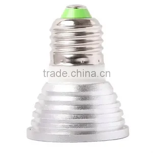90-240V 16 Colors Changing 3W E27 RGB LED Bulb Lamp Spotlight With Remote Control thumbnail-3