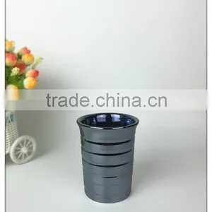 Polyresin Jewelry Blue Glaze Ceramic Bathroom Set thumbnail-4