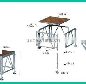 Hot Sale Aluminum Stage With Stairs thumbnail-2