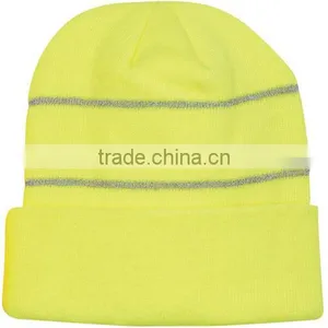 Knit Beanie With Reflective Stripes thumbnail-1
