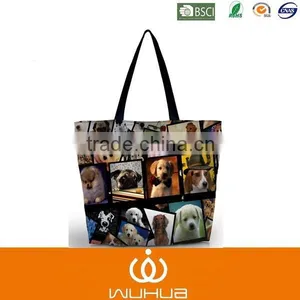 High Quality Printing Flower Customer Tote Bag thumbnail-4