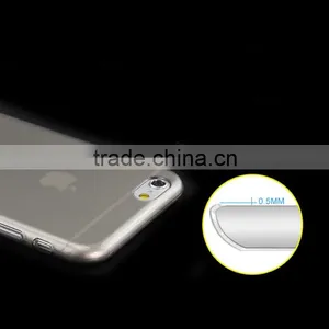 0.3-0.5mm Ultra Thin Transparent Anti-skid Clear Gel Tpu Cover for Samsung Galaxy S7 Cover Quality Choice thumbnail-3
