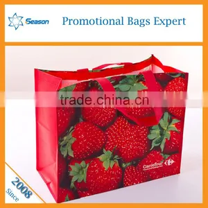 High Quality Laminated Non Woven Bags Foldable Reusable Shopping Bag Supplier's Choice thumbnail-1