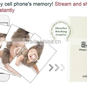 32/64GB Wireless WIFI U Disk External Mobile Storage USB for Phone Computer With Power Bank thumbnail-2