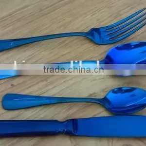 Stainless Steel Tableware Gold, Rose Gold, Blue, Black Color Coating thumbnail-6