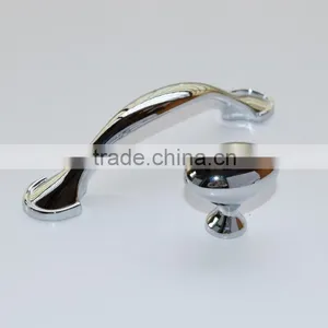 Wholesale Zinc Alloy Bedroom Classical Furniture Handle Knob With Chrome Plated thumbnail-1