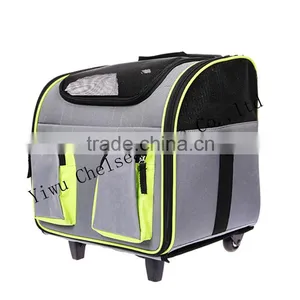 Cat Cage With Wheels Pet Carrier Luggage Box Dog Crate With Wheels Dog Backpack Crate Rolling Wheel thumbnail-6