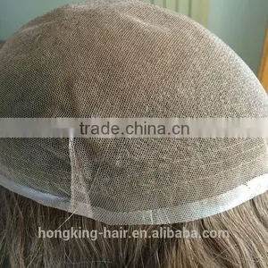 Custom Made Virgin Hair Men's Toupee thumbnail-2