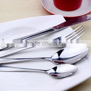 Fasion Design Moden Mirror Polish Wholesale Stainless Steel Dinnerware thumbnail-4