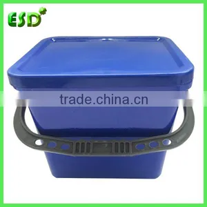 ESD Heavy Duty Large Plastic Water Bucket With Lid thumbnail-1