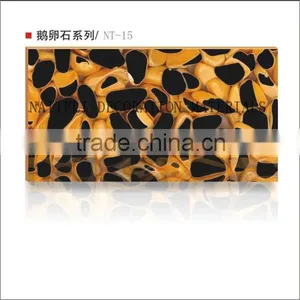 Hotel Lobby Partition Natural Flower With Plexiglass Wall Panel thumbnail-1
