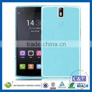 C&T Blue Rubber Flexible TPU Case for OnePlus One thumbnail-1