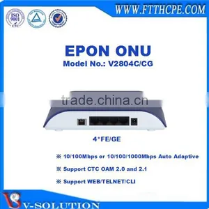 4FE/GE EPON ONU GEPON ONU With CE Certification for FTTH Solution thumbnail-1