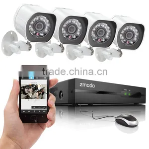 HD 720P Mega-Pixel NVR Wireless IP Cameras Kit-ZP-KE1H04-S-1TB thumbnail-4