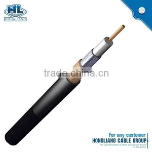 RG59U Coaxial Cable CCA Conductor 75OHM Foan PE Al Foil Shield Bare Copper Wire Braid thumbnail-6