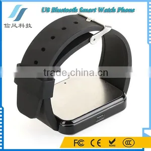 U8 Bluetooth Smart Watch Phone 3G Wifi for Samsung for IPhone for HTC Android IOS Black thumbnail-5