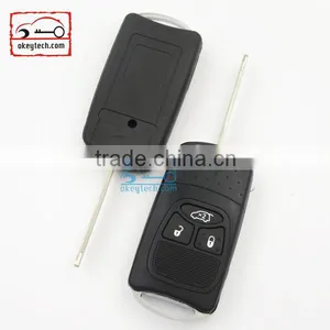 High Quatity Chrysler Remote Flip Key Shell 3 Button Car Key Chrysler Romote Key Shell thumbnail-2