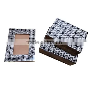 Colorful Wooden Photo Frame | Antique Style Picture Photo Frames With Box thumbnail-1