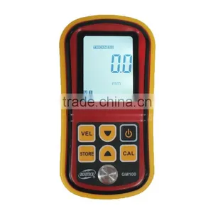 Digital Ultrasonic Thickness Meter Tester Gauge Metal Tester 1.2-220mm GM100 thumbnail-1