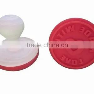 Silicone Cookie Stamp "made With Love" Valentines Day Gift thumbnail-3
