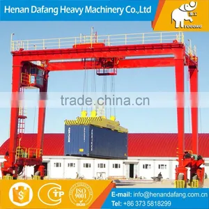 Electric Travelling RTG Rubber Type Container Gantry Crane thumbnail-1