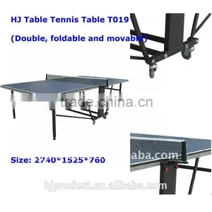 Economic Factory Price 18mm Standard Size Moveable Foldable Table Tennis Table thumbnail-2