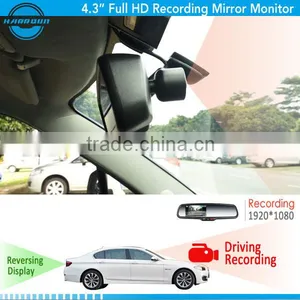 CAR Driver Recorder HD 1080P Dvr Rearview Mirror Monitor Mini Gps Transmitter thumbnail-6