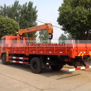 160 Kn.m at 2.5 m Crane Truck 6.3 Ton Truck Mounted Crane SQ6.3S3 High Quality on Sale Truck Crane thumbnail-5