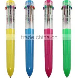 New High Fashion 10 in 1 Multicolor Roller Ball Pen thumbnail-1