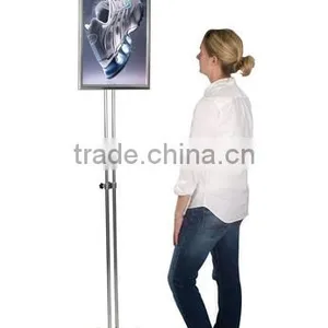 18 x 24 Poster Stand for Floor, Snap Open,Tilting, Adjustable Height - Chrome(FS-B-0199) thumbnail-2